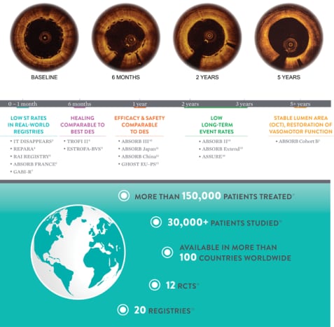 benefits absorb gt1bvs coronary stent