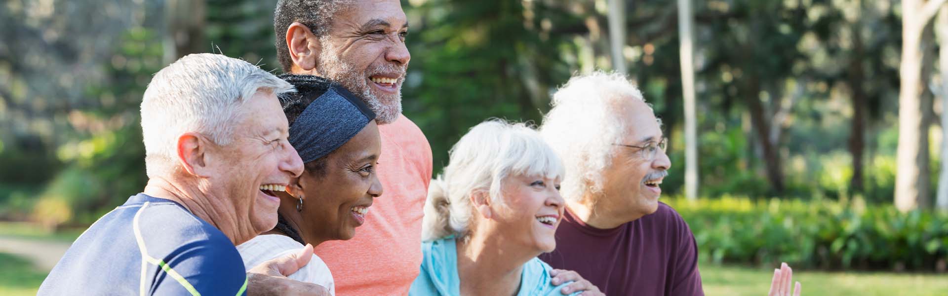 older adults exercising