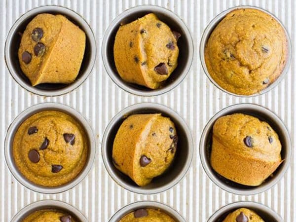 flourless pumpkin muffins