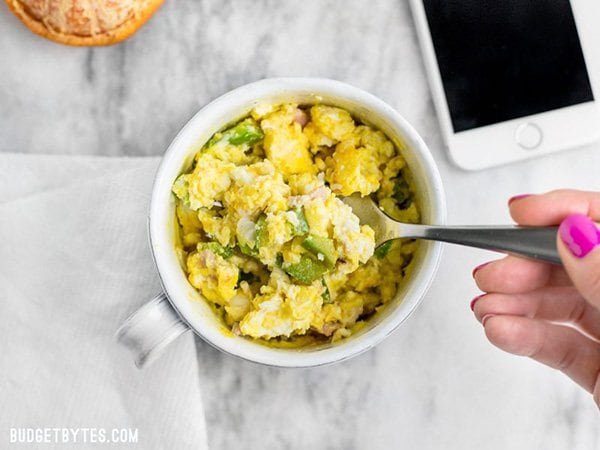 microwave ahead breakfast scrambles